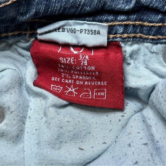 Y2K Vigoss Vigold Straight Cut Flying V Logo Vintage Jeans - Picture 11 of 13